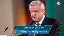 ¿Qué dijo AMLO del destape de Marcelo Ebrard en la Mañanera?