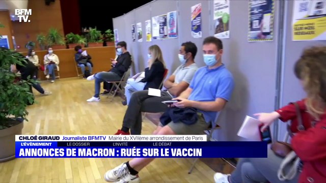 Ruée sur la vaccination après les annonces d'Emmanuel Macron - 13/07