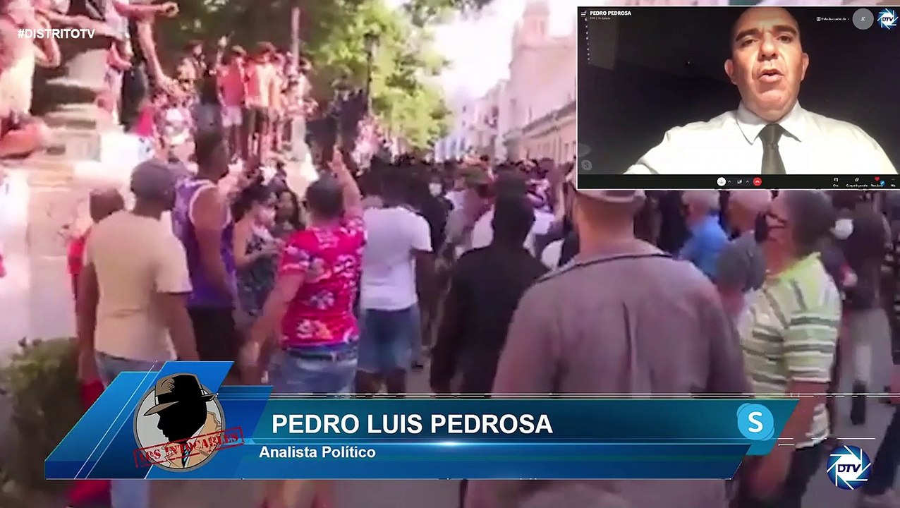 Pedro Pedrosa: Disturbios en Cuba, sin emoción, cuba está metido en narcotráfico y tráfico de armas