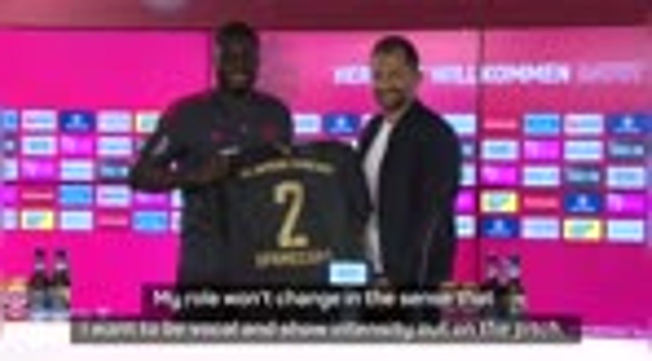 Upamecano wants to be Bayern's leader on the pitch