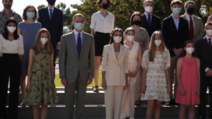 La princesa Leonor conoce a algunos de sus futuros compañeros