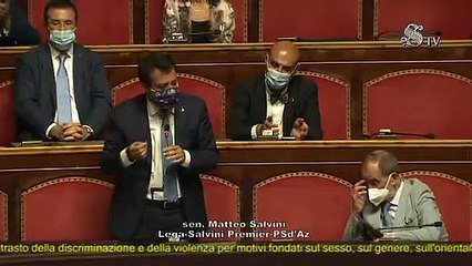Ddl Zan, Salvini: "Aspetto risposta, spero positiva"