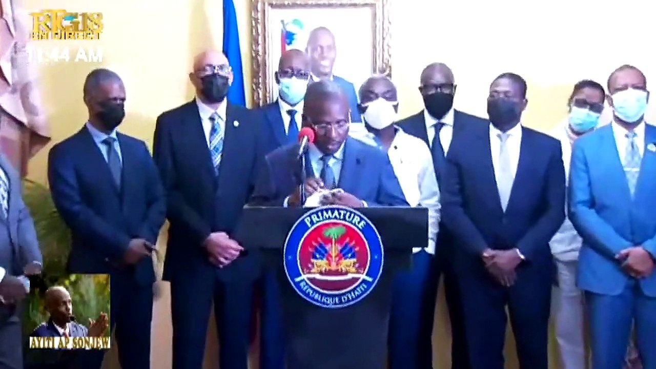 Présentation du Comité RESP. Des Funérailles Nationales du  Président  Jovenel Moise