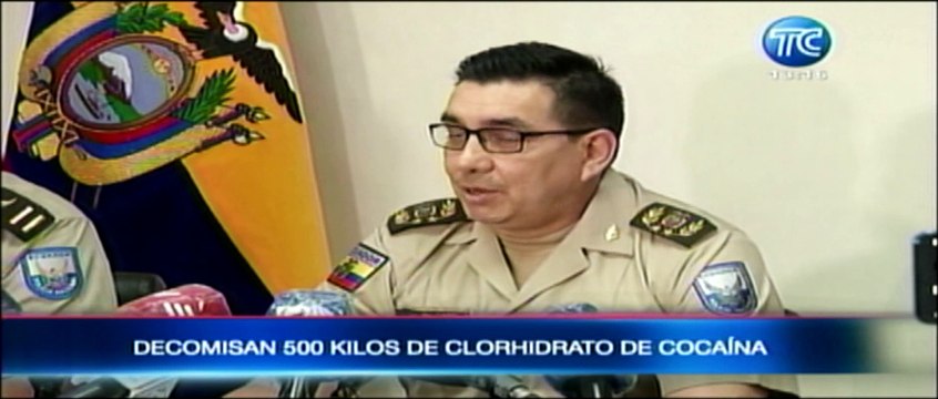 Incautan camión que transportaba 500 kilos de droga