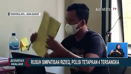 Rusuh Simpatisan Rizieq Shihab di Tasikmalaya, 4 Tersangka Ditetapkan