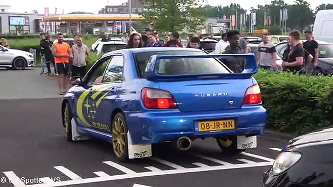 TunerJDM Cars Arriving at Carmeet - 6R LAUNCH- C63- WRX STI- Widebody Veloster- Mustang- Civic Etc-