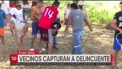 Pistolero fue atrapado por los vecinos