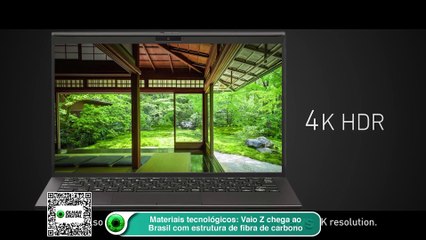 Materiais tecnológicos- Vaio Z chega ao Brasil com estrutura de fibra de carbono