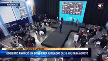 Gobierno anunció un bono para jubilados de $5 mil para agosto