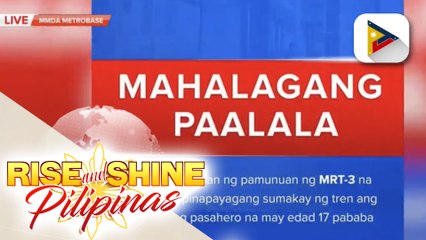 CHIKA ON THE ROAD: Pagpapasakay sa batang edad 17 pababa sa MRT-3, hindi pa rin pinapayagan