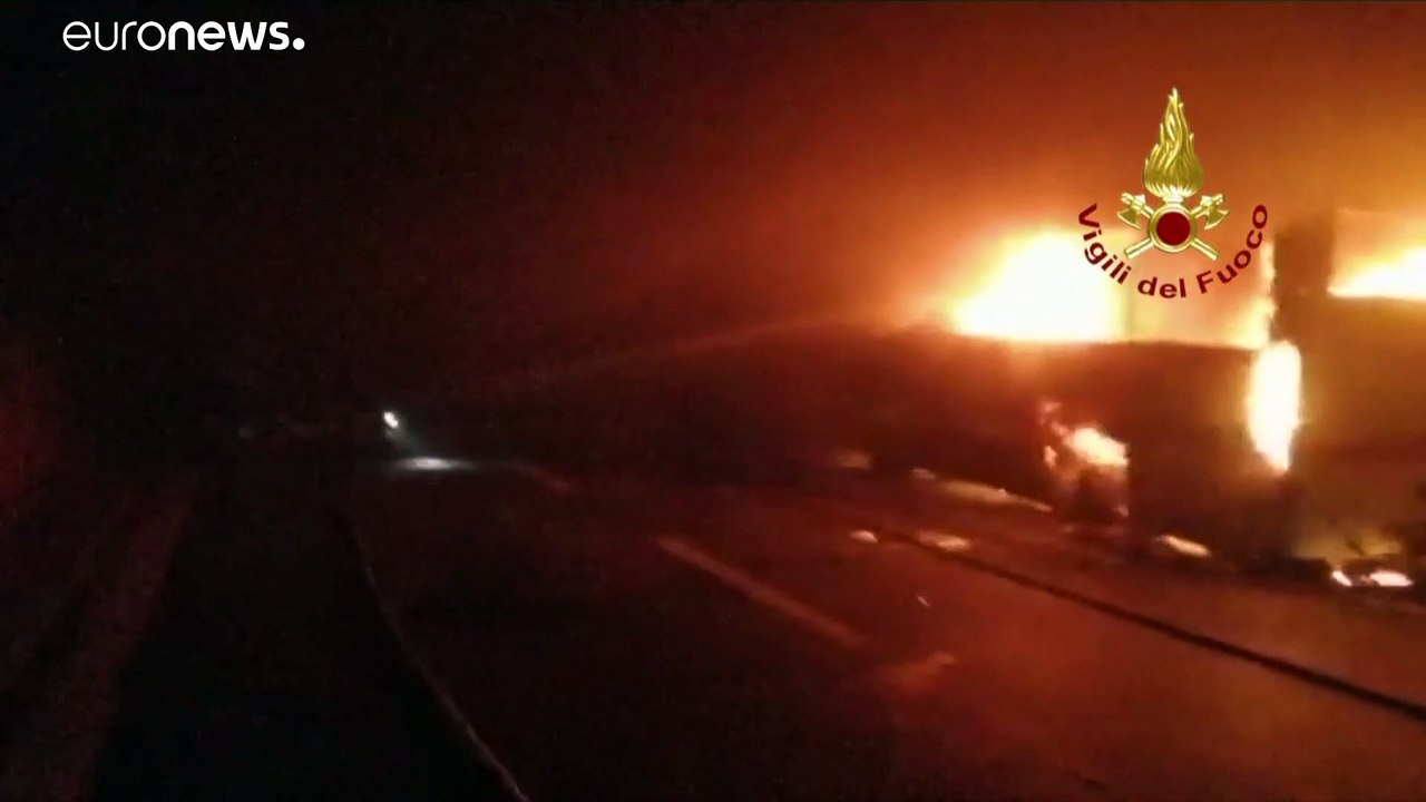 Held am Comer See: Fahrer rettet 25 Kinder aus brennendem Bus