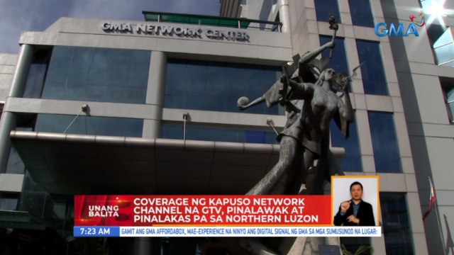 Coverage ng Kapuso Network channel na GTV, pinalawak at pinalakas pa sa Northern Luzon | UB