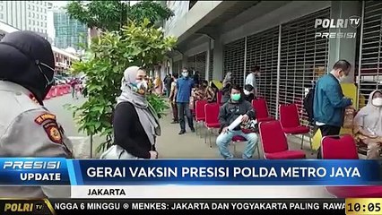 LIVE Report Vaksinasi di Polda Metro Jaya