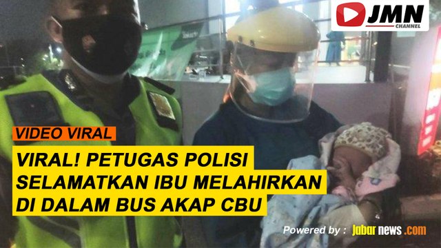REPORTASE - VIRAL! PETUGAS POLISI SELAMATKAN IBU MELAHIRKAN DI DALAM BUS AKAP CBU