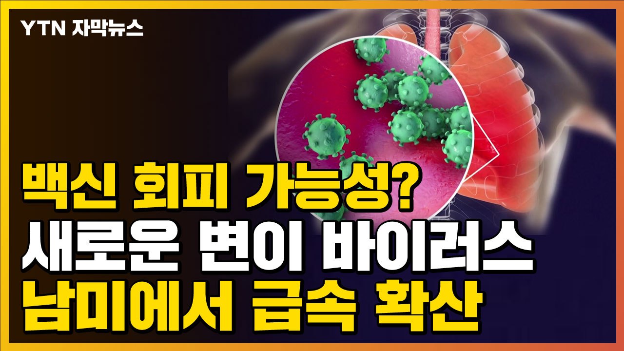 [자막뉴스] 백신 회피 가능성? 남미에서 새로운 변이 바이러스 급속 확산 / YTN