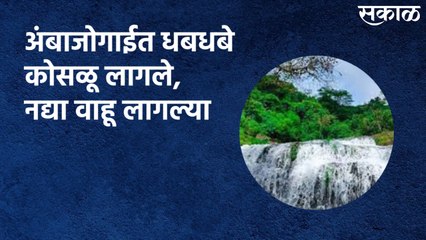 Monsoon In Beed : अंबाजोगाईत धबधबे कोसळू लागले, नद्या वाहू लागल्या