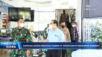 Kapolda Jawa Tengah Tinjau Pabrik Nissin