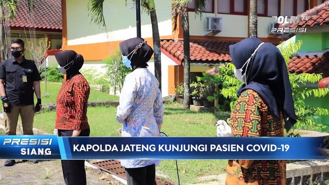 Kapolda Jawa Tengah Tinjau Tempat Isolasi Pasien Covid-19