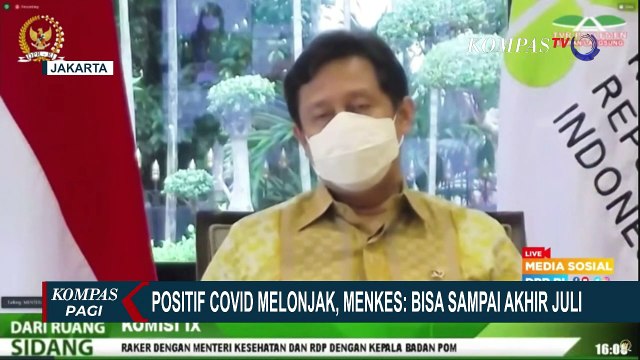 Menkes Minta Seluruh Layanan Fasilitas Kesehatan Bersiap Hadapi Lonjakan Covid-19 hingga Akhir Juli
