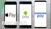 Android Pay, Samsung Pay y Apple Pay los sistemas de pagos móviles enfrentados