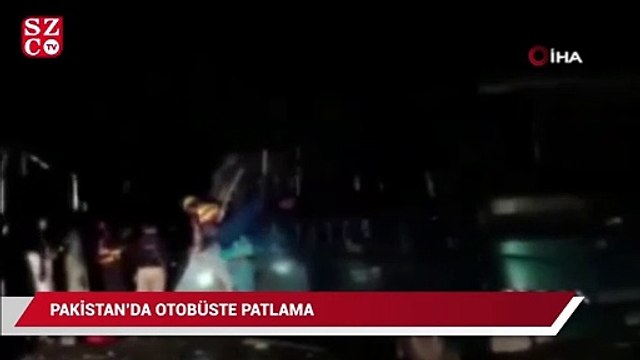 Pakistan'da otobüste patlama: 10 ölü, 39 yaralı