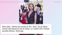 Cannes 2021 : Delphine Wespiser et Alicia Aylies très décolletées et en transparence