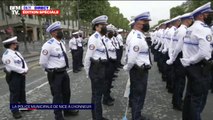 14-Juillet: la police municipale de Nice mise à l'honneur lors du défilé