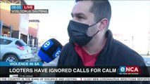 Looters ignores calls for calm