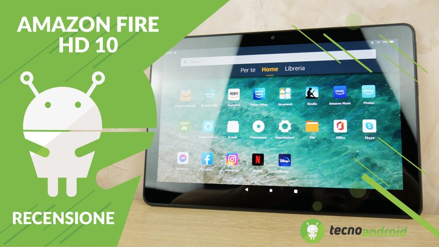 RECENSIONE Amazon Fire 10 HD (11 Gen.): un tablet per l'ecosistema Amazon -  Video Dailymotion
