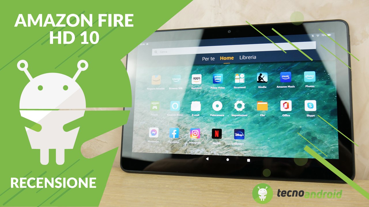 RECENSIONE Amazon Fire 10 HD (11 Gen.): un tablet per l'ecosistema Amazon -  Video Dailymotion