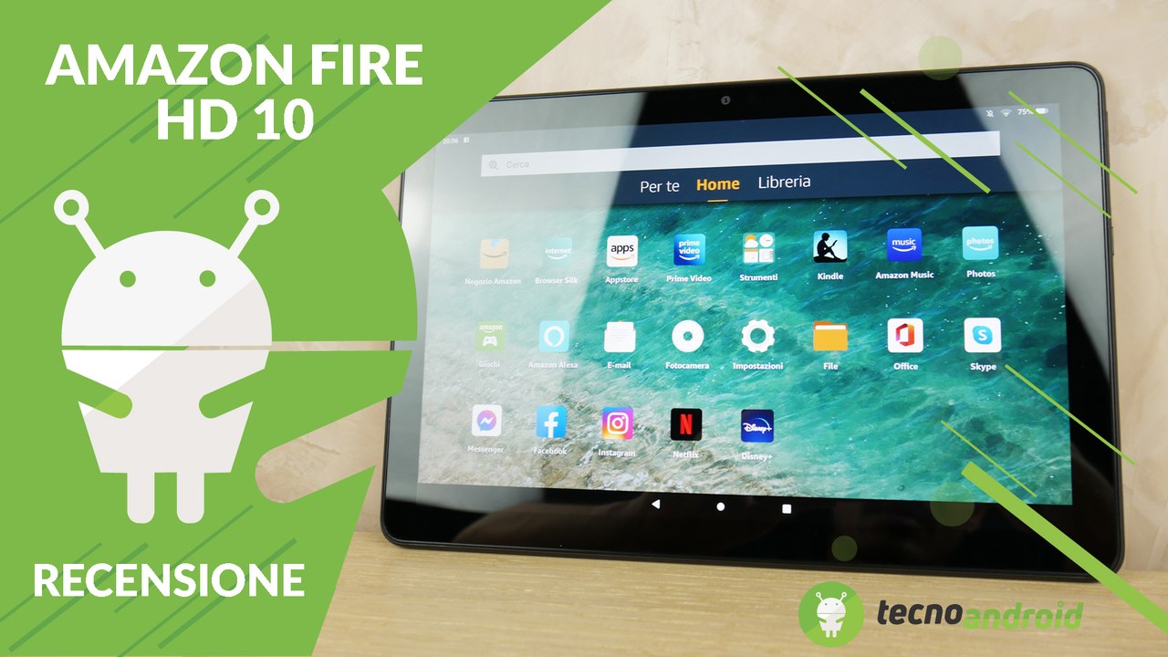 RECENSIONE Amazon Fire 10 HD (11 Gen.): un tablet per l'ecosistema Amazon