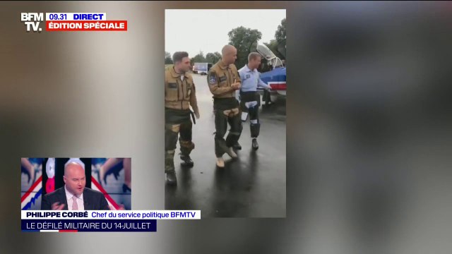 14-Juillet: McFly et Carlito se préparent à monter à bord d'un avion de la Patrouille de France