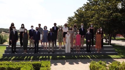 La princesa Leonor conoce a algunos de sus futuros compañeros