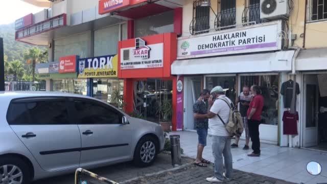 Son dakika haberi | Marmaris'te HDP binasına pompalı tüfekle ateş açan şüpheli gözaltına alındı