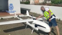 Interceptado un dron de cuatro metros que transportaba droga