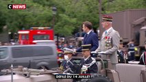 #14Juillet : Le chef de l'Etat entame la descente des Champs-Elysées