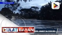 Higit 1-K residente sa brgy. Lasang, Davao City, lumikas dahil sa banta ng pagbaha; Lebel ng tubig sa sapa sa brgy. Lasang at Licanan River, umabot sa code red