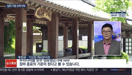 해가 '쨍쨍'한데 장마철?…기상청 장마 기준 '오락가락'