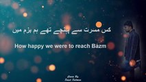 kis musarat se pohnche the hum bazm mein | Beautiful Ghazal Cover| Nusrat Fateh Ali Khan | Best Gazal | Cover By Saad Salman | #hit | Music By Saadi