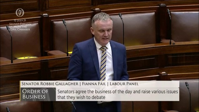 Donegal councillor Ian McGarvey celebrating his 91st birthday