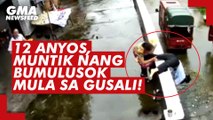 12 anyos, muntik nang bumulusok mula sa gusali! | GMA News Feed