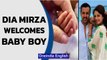 Dia Mirza and Vaibhav Rekhi welcome baby boy, name him Avyaan| Oneindia News