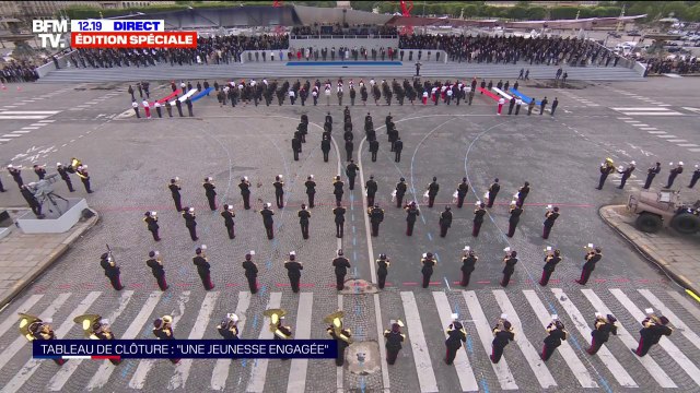 14-Juillet: La Marseillaise entonnée par des jeunes du service national universel et des lycéens militaires