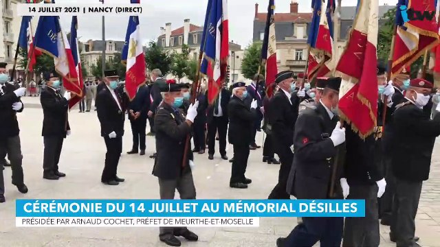 14 juillet 2021 : cérémonie de la Fête nationale à Nancy