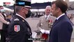 14 Juillet - Tombé pour la France :  Ce moment bouleversant où Emmanuel Macron va à la rencontre d'un famille endeuillé qui a assisté au défilé les larmes aux yeux