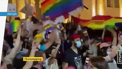 Eurozapping : tensions politiques en Géorgie, inondations en Suisse et retour de la dépouille d'un général de Napoléon