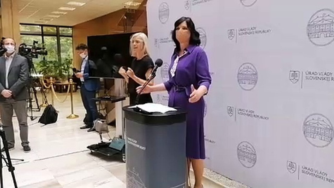 ZÁZNAM: Brífing podpredsedníčky Vlády SR V. Remišovej