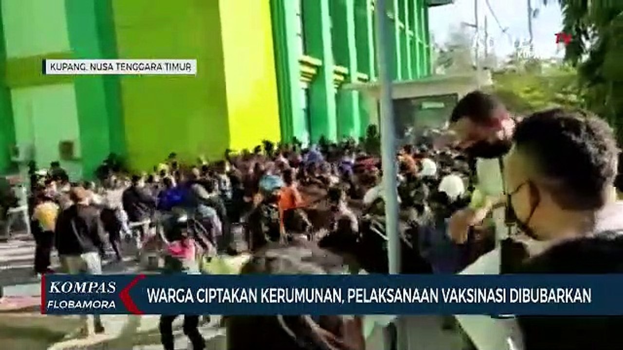 Langgar Prokes, Pelaksanaan Vaksinasi Dibubarkan