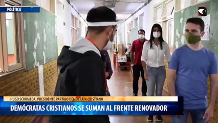 Demócratas cristianos se suman al Frente Renovador