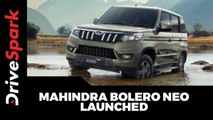Mahindra Bolero Neo Launched At Rs 8.48 Lakh